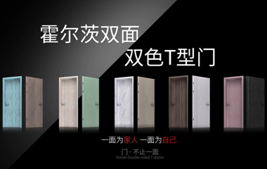 双面双色T型门关爱家人不同需求，为什么霍尔茨能做得到？