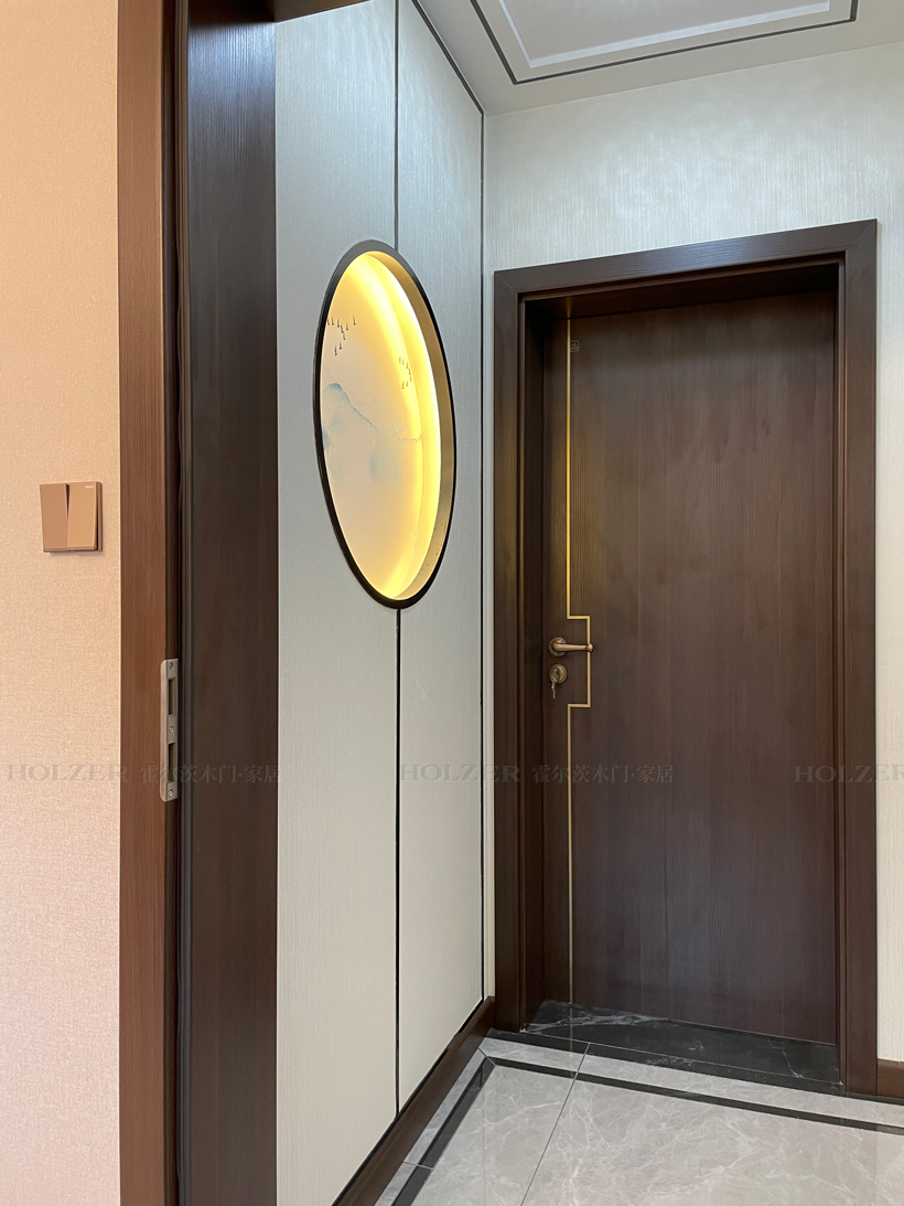 客户家墨韵胡桃花色案例赏析