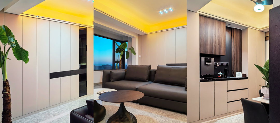 借春天一抹暖色，为空间赋予轻奢质感