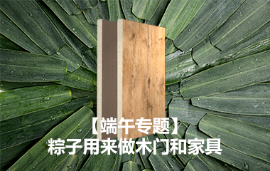 【端午节专题】霍尔茨居然用粽子制作的木门和家具！